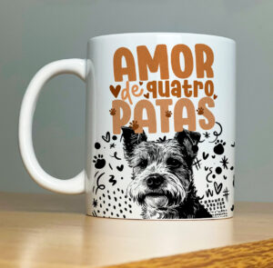 Caneca Pet DOG Amor de quatro patas.