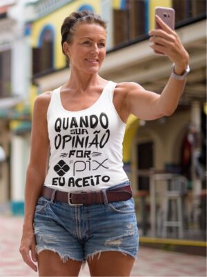 Regata Feminina Sátira Pix