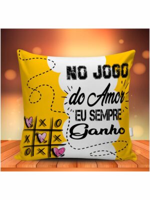Almofada Dia Dos Namorados No Jogo do Amor....