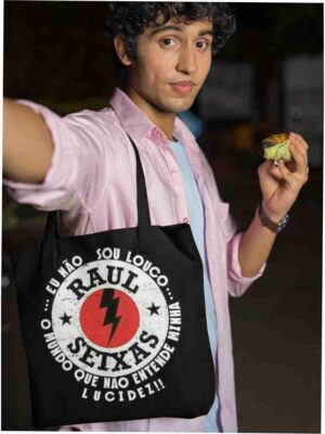 Bolsa Ecobag, Raul Seixas - Rock Roll - PERSONALIZAMOS