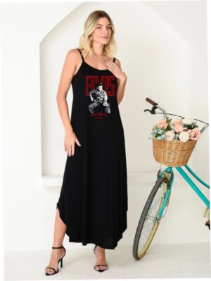 ESGOTADO - Vestido Plus Size Elvis Presley - Rock Roll - Veste 40 ao 46