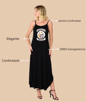 ESGOTADO - Vestido Long Style Lakraio`s - veste do 40 ao 46