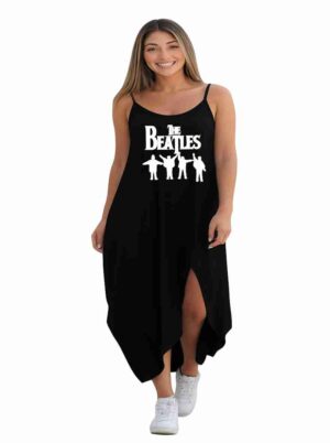 Vestido Transpassado The Beatles Rock Roll - Veste do 42 ao 52