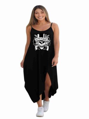 Vestido  Transpassado  Guns N` Roses   -  Veste do 42 ao 52