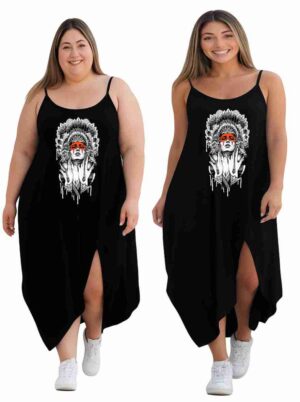 Vestido Transpassado Índia - Veste do 42 ao 52