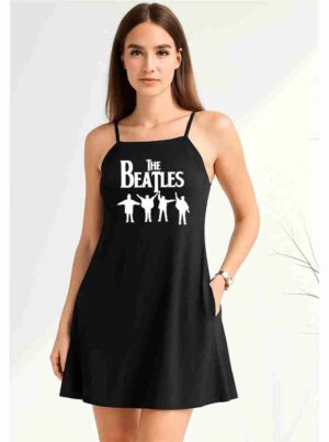 Vestido Trapézio - THE BEATLES - Veste do 36 ao 46