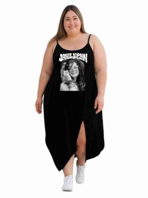 Vestido Transpassado Janis Joplin - Rock Roll - Veste do 42 ao 52