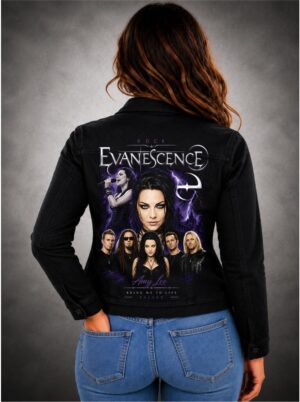 Jaqueta Jeans Sarja ROCK EVANESCENCE AMY LEE
