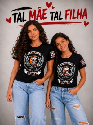 Baby Look - 100 % Algodão Tal Mãe, Tal Filha - Style LAKRAIO`S MC