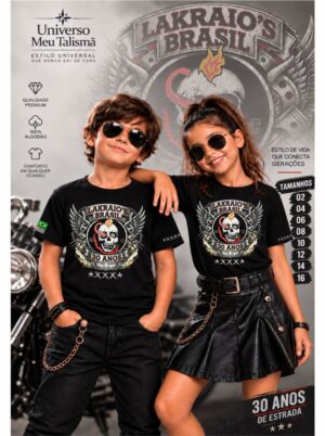 Camiseta infantil 30 Anos - Style Lakraio's