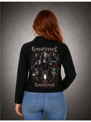 EVANESCENSE Jaqueta Jeans Sarja com elastano
