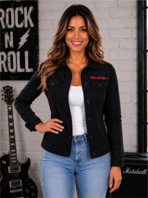 Jaqueta Jeans Sarja GUNS ROSES ARMS