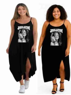 Vestido Transpassado Janis Joplin - Rock Roll -  Veste do 42 ao 52